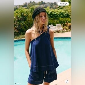 Strada One-Shoulder Short Set Set